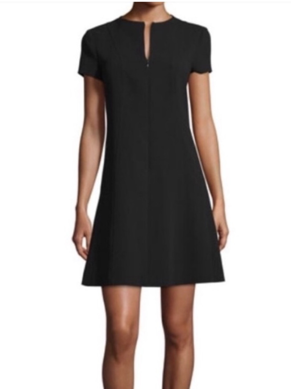 Theory Apalia Admiral Crepe Dress -Black